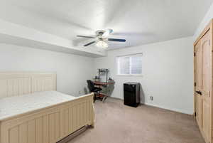 Basement Bedroom #2 – Guest RoomComfortable space with desk nook.