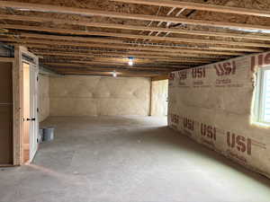 Unfinished basement
