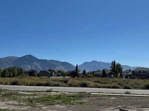 Mountain view from front yard