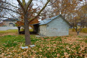 View of outbuilding