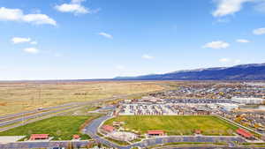 Aerial view of mountains