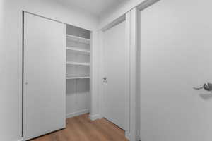 View of closet
