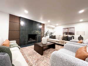 Basement family room