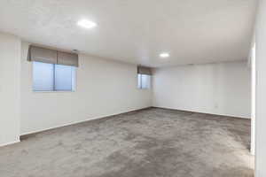 Could be used as another bedroom, game room, or movie theatre and can be heated by the gaslit, wood burning stove