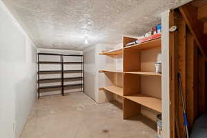 Large storage area adjacent to under the stairs storage