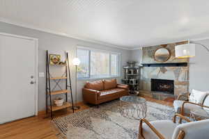 Original Mid-Century Fireplace