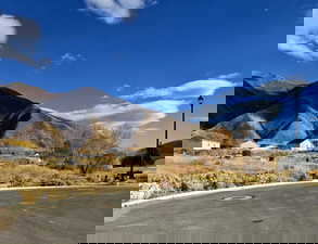 View of mountain background