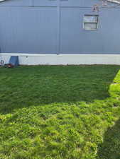 View of green lawn