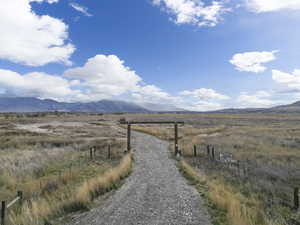 Mountain view featuring rural landscape