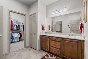 Primary Bath with double vanity