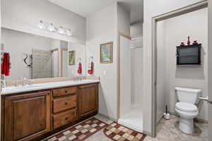 Primary Bathroom with walk-in shower
