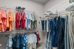 Primary walk-in closet