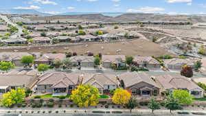 Bird's eye view of mountains
