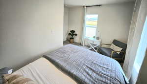 this is the Den so no closet but Queen size bed.