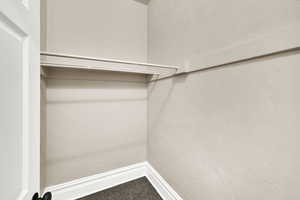 View of spacious closet