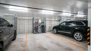 View of parking garage