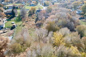 Aerial view of property and surrounding area