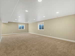 Large Basement family room
