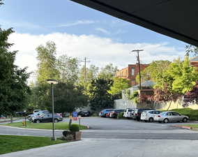 View of guest parking