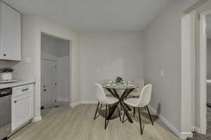 In Kitchen dining area