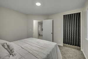 Primary Bedroom and closet