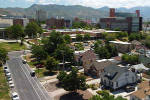 Drone / aerial view of mountains