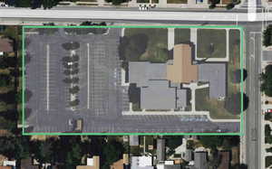 Map / location featuring property parcel outlined