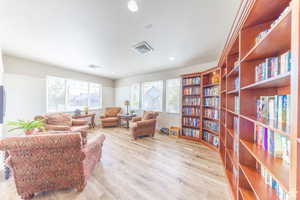 Library in the clubhouse
