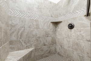 Owners suite bathroom shower