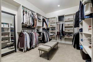 Owners suite closet