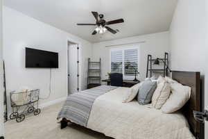 Guest bedroom #2 with new carpet