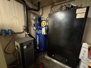 Utilities featuring oil tank