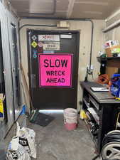 Detailed view of concrete floors