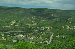 View of mountain background