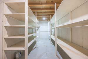 View of storage area