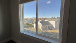 Detailed view of a residential view