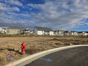 North corner of lot looking Southeast