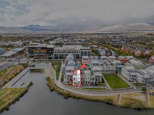 Just a few steps away from SoDa Row and Oquirrh Lake walkways