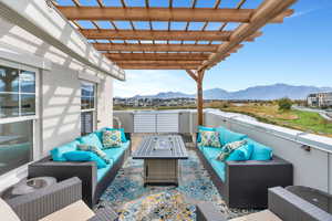 Amazing terrace view with ample space for outdoor furniture perfect for entertaining and relaxing!