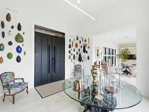 View of dining space