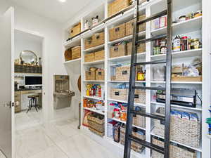 View of butler pantry