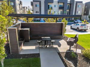 View of patio / terrace with pet washing area