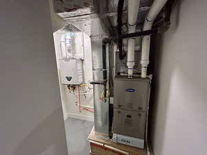 Utilities with water heater