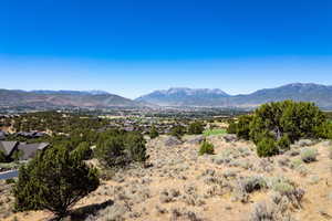 View of mountain background