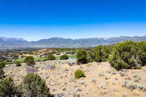 View of mountain backdrop
