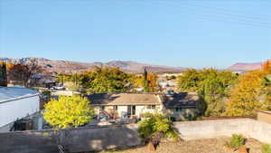 View of mountain backdrop