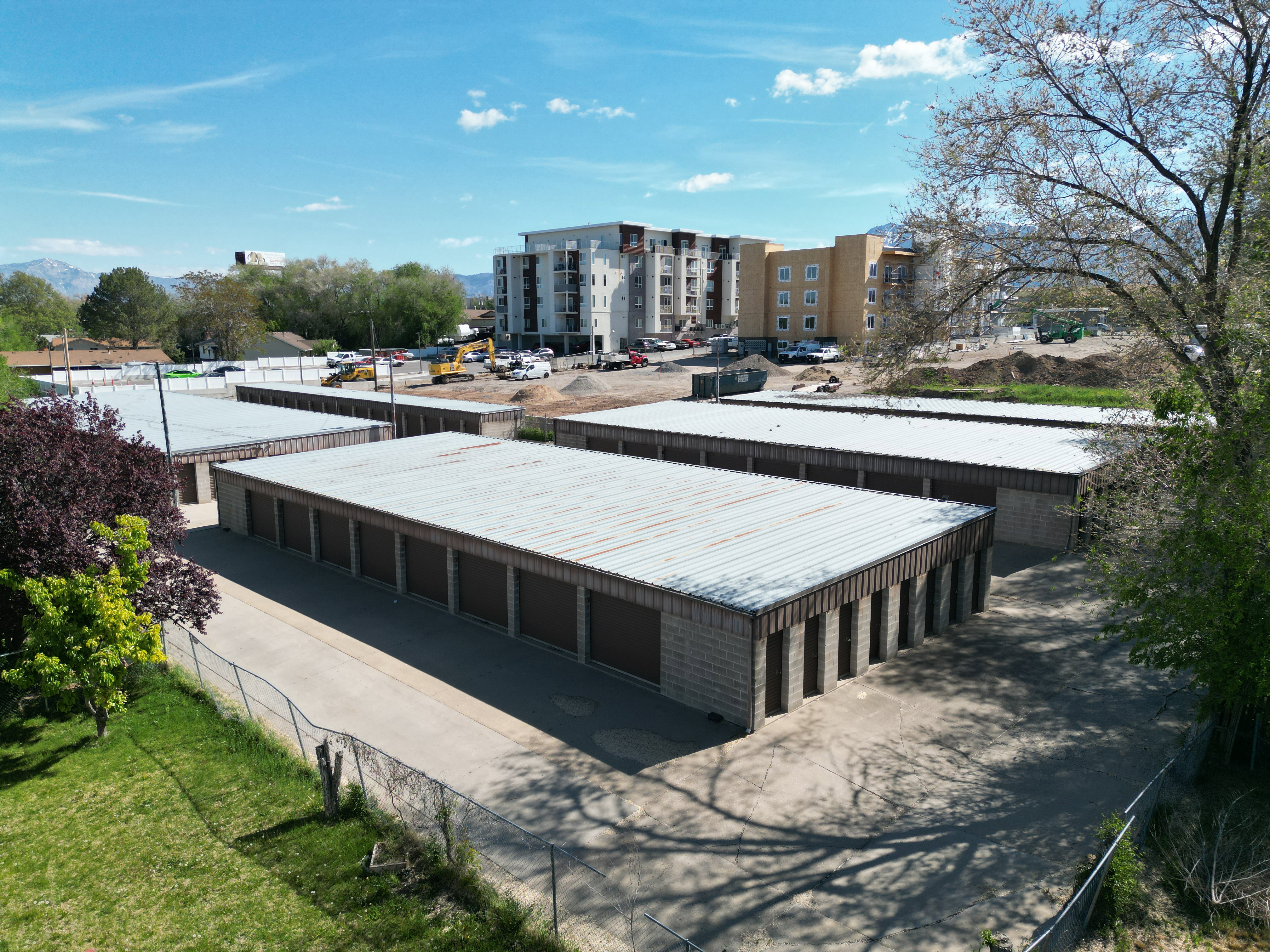 Exterior space featuring apartment complex