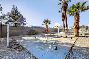 View of patio / terrace with community basketball court