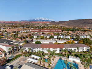 Bird's eye view of mountains