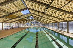 View of indoor pool